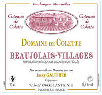 Beaujolais-villages Coteaux de Colette